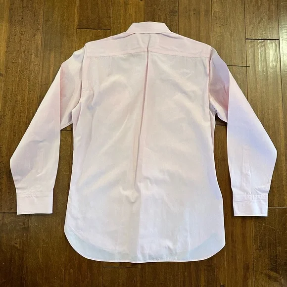 J. Crew Pink Long Sleeve Button Down Collared Dress Shirt Sz M - Picture 3 of 7